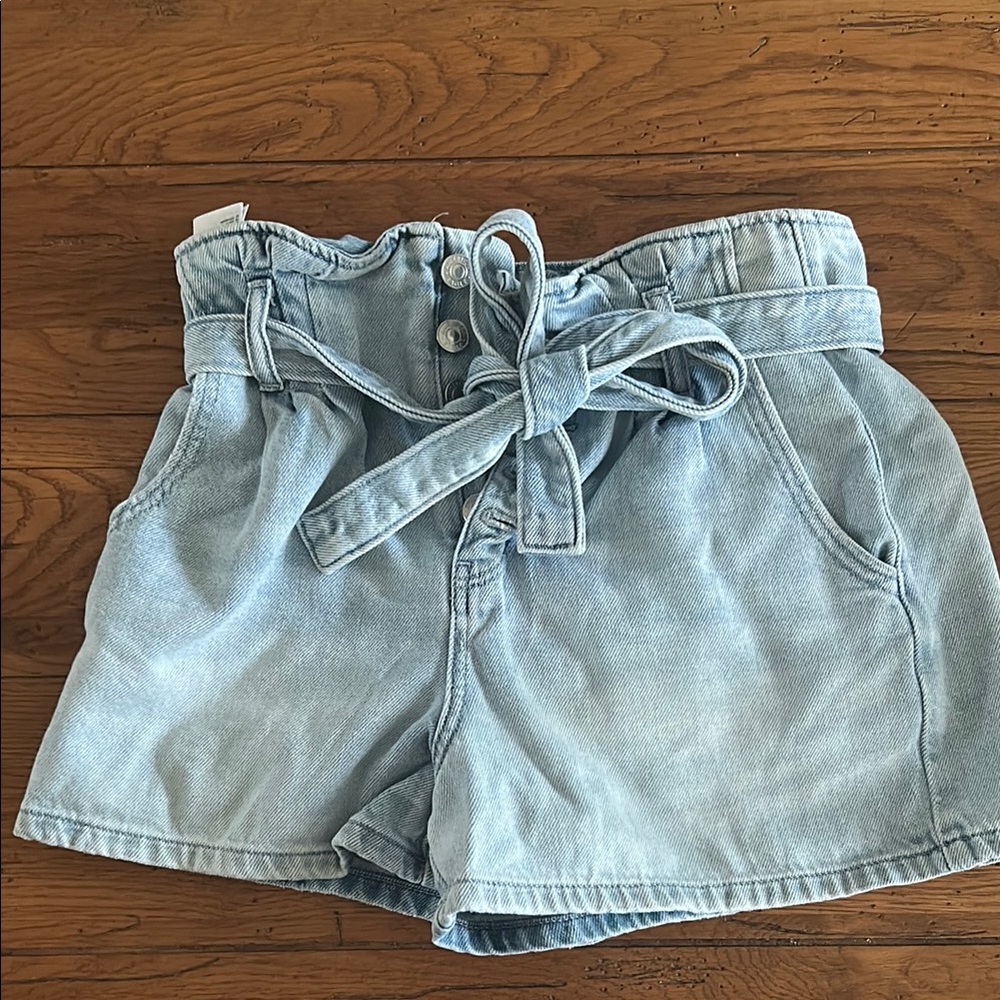 American Eagle Outfitters High Waist Blue Shorts